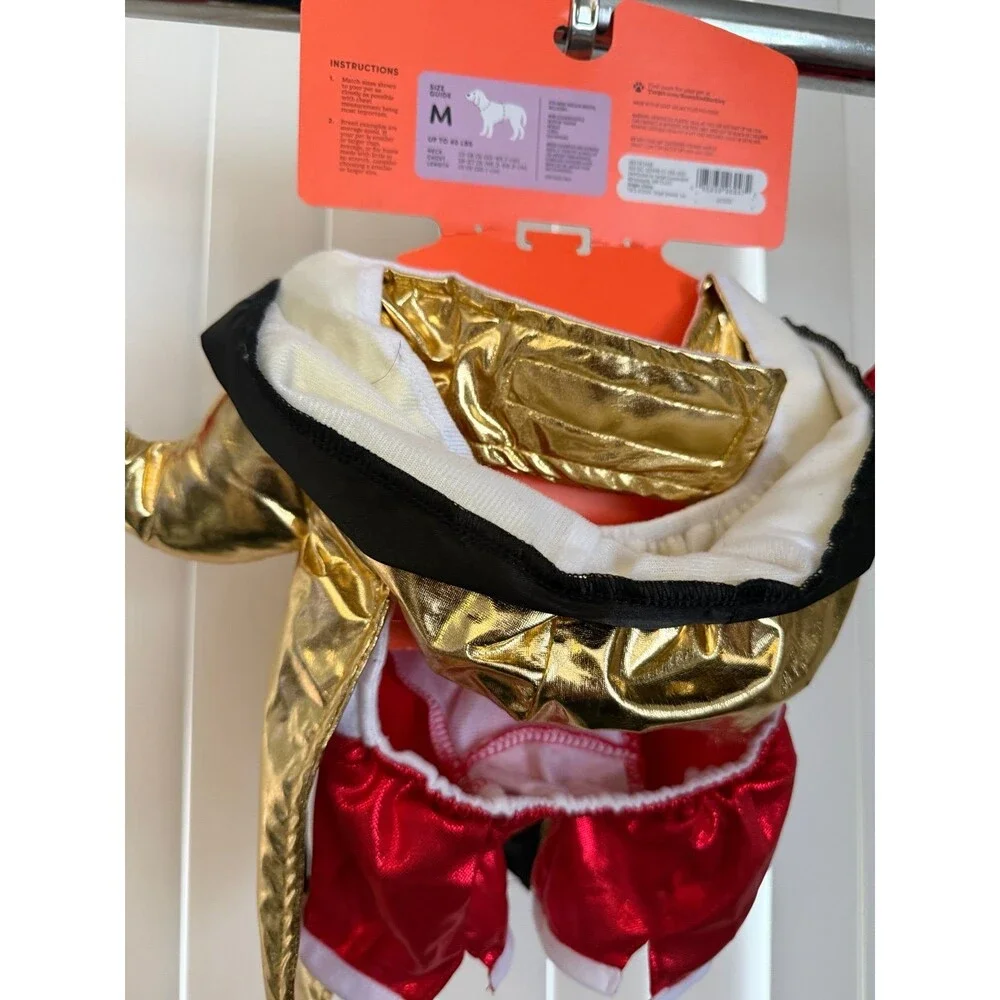 New Boots and Barkley Dog Boxing Champ Frontal Halloween Costume Size Medium